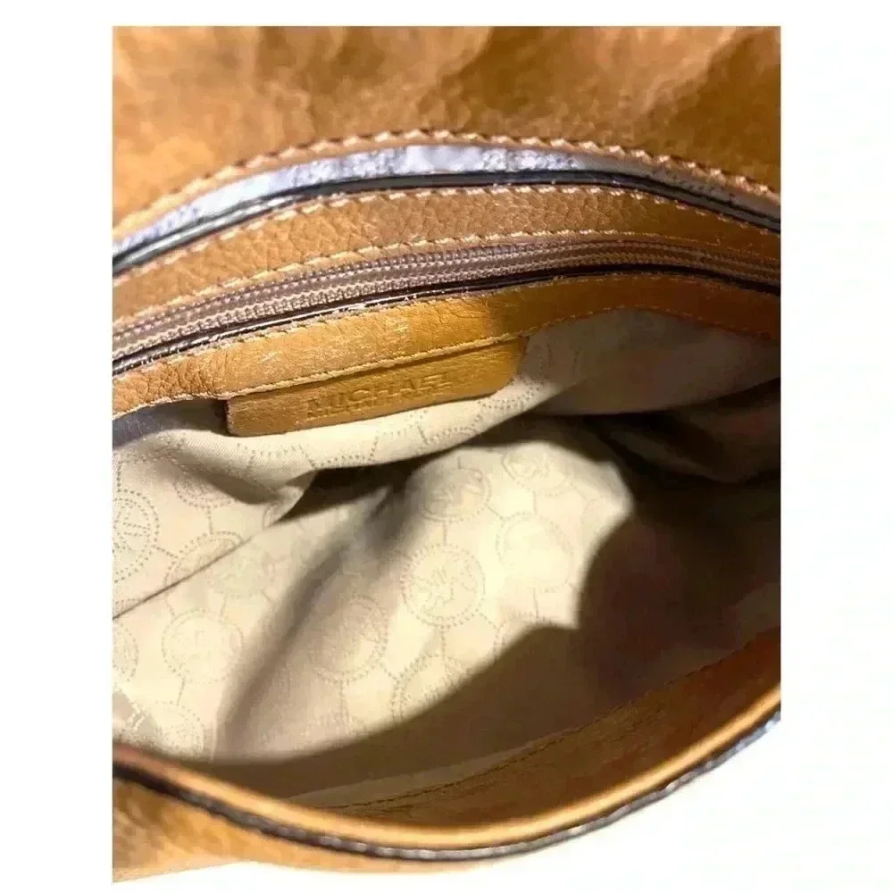 Michael Kors brown/ mustard  satchel handbag